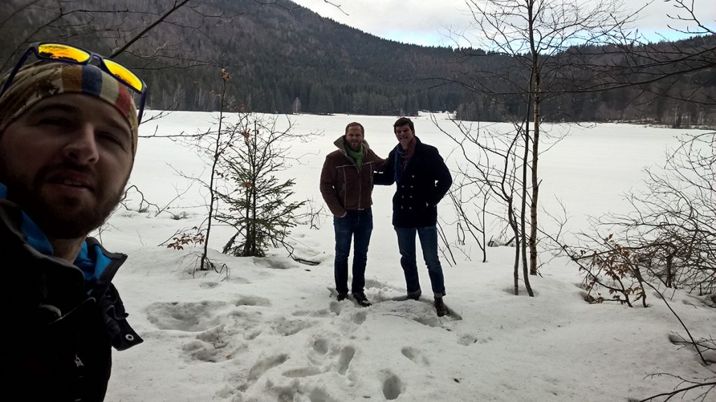 Mate and Jean at lake St. Anna